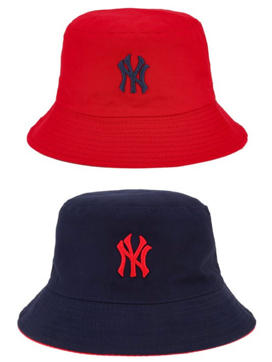 Red/ Navy Reversible Bucket Hat