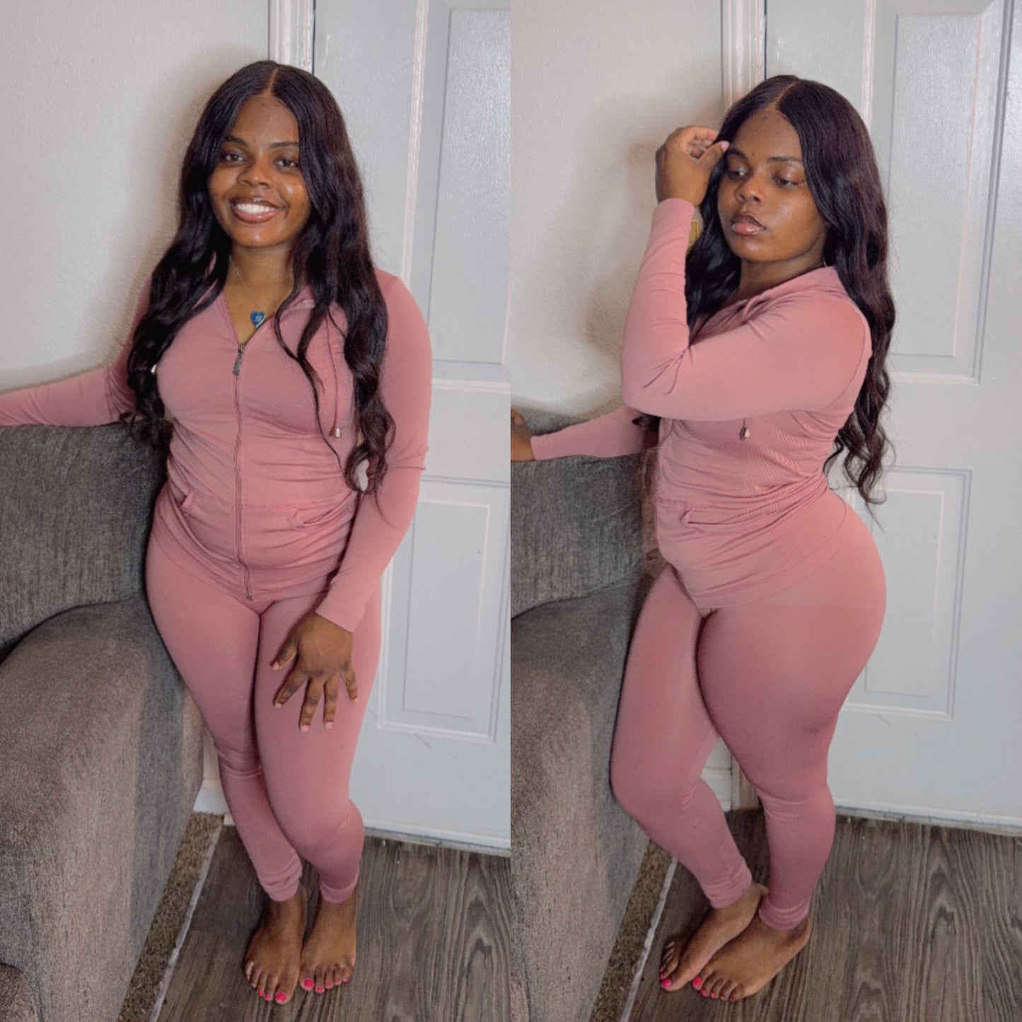 Mauve classic chill set